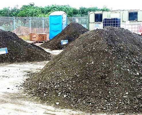 Types of contaminated soil