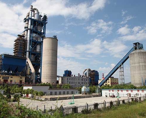 New dry process cement production line plant