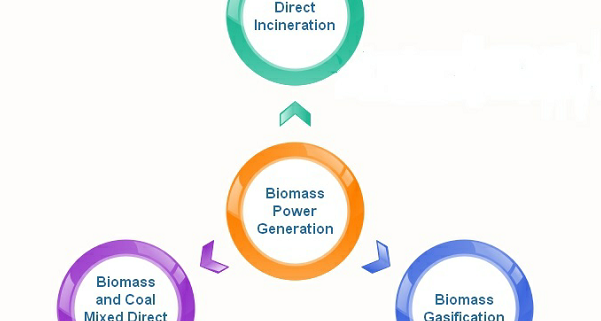 generación de energía de biomasa.