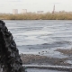 Oil sludge pollution