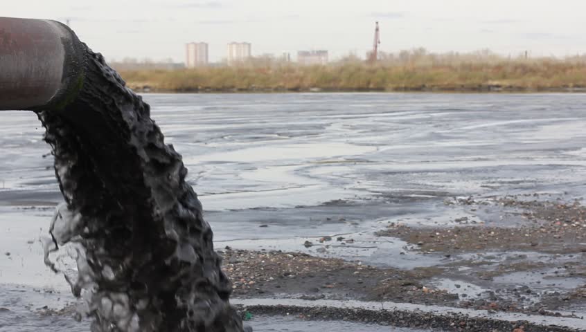 Oil sludge pollution